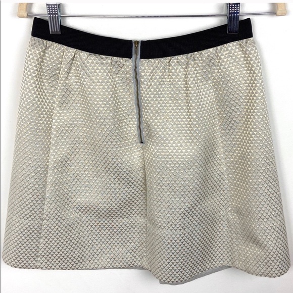 2/$50 Ganni Cressida Gold Skirt Anthropologie M - Picture 4 of 7